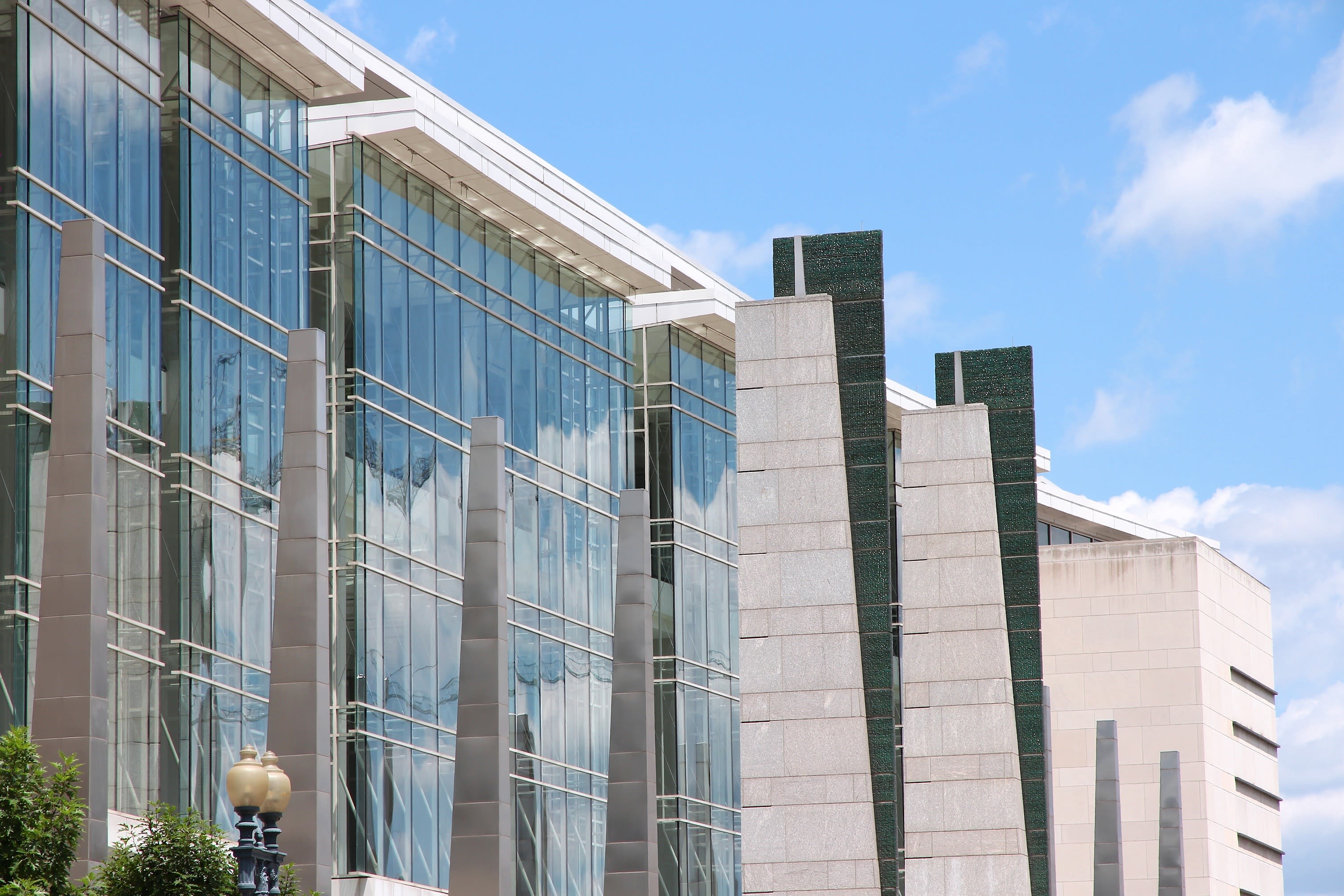 glass walled building during daytime